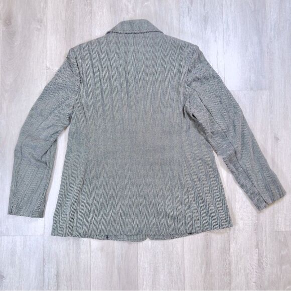 Anne Klein Herringbone Blazer M - Picture 5 of 5